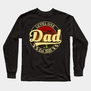 Level 1 Dad Est 2020 Long Sleeve T-Shirt
